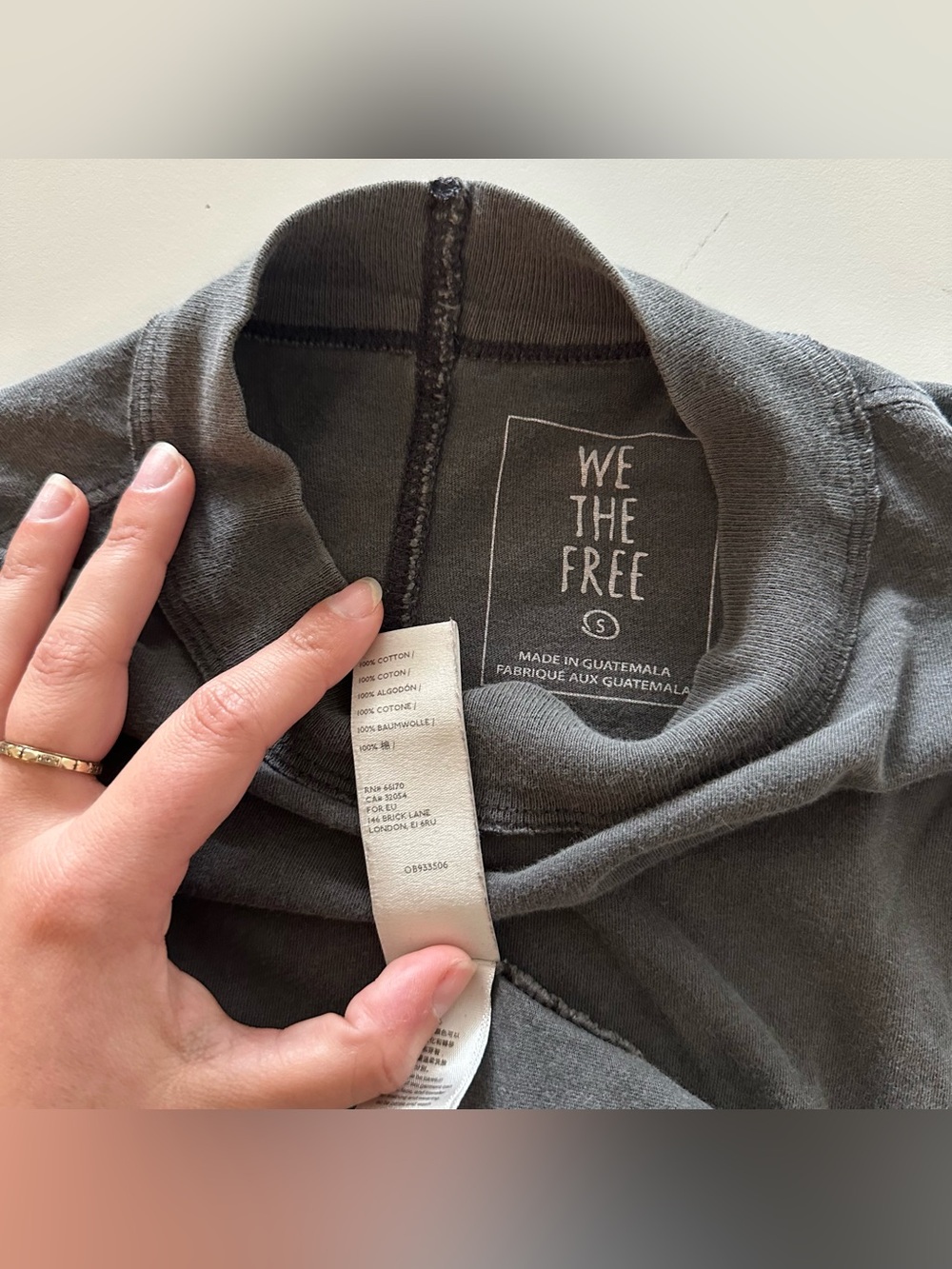 We The Free People Be Tunic T Shirt Top Washed Black Grey Oversized Tee S
Color - Picture 6 of 6